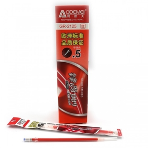 Стержень гелевий червоний 0,5 мм GR2125-RD 752493 Aodemei