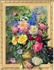 Алмазная мозаика по номерам объемная на холсте в картонной упаковке 40х50 Цветы из сада Josef Otten ELT0520 (30)