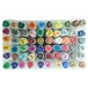 Набір скетч-маркерів, 60 кольорів, з круглим та скошеним наконечником Marker M6113-60 Aodemei