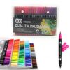 Набір лінерів + фломастерів 100 кольорів Dual Tip Brush Pens MKB-04350-Set100BK Josef Otten