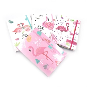 Блокнот А5, 80 сторінок в лінію, тверда обкладинка, мікс Flamingo NC5046 755669 Josef Otten