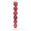 Елочные шары, размер 7 см, 6 шт в тубусе Red NY7173-7 738358 Josef Otten