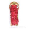 Новогоднее украшение Бантик Размер 8х8 см. Цвет красный Josef Otten NY-DSCN7361
