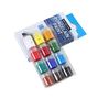 Набор красок для фарфоровых изделий, 12 цветов по 15 мл, с 2 кисточками PC1215 756053 Art Nation
