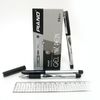 Ручка гелевая черная 0.5 мм с резиновым держателем Piano PG-817