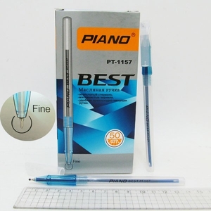 Ручка масляная синяя 0.7 мм Best Piano PT-1157