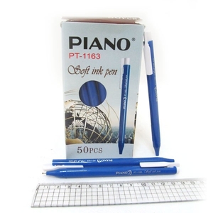 Ручка масляна автоматична синя 0.7 мм PT-1163 Piano