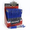 Ручка масляна синя 0.5 мм з гумовим тримачем Piano PT-350