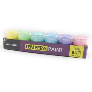 Фарби темперні, 6 кольорів по 15 мл Pastel PT11C.06015.A Art Ranger