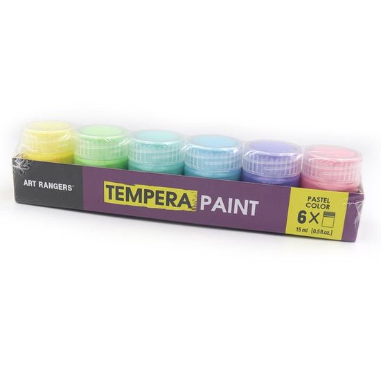 Краски темперные, 6 цветов по 15 мл Pastel PT11C.06015.A Art Ranger Краски темперные, 6 цветов по 15 мл Pastel PT11C.06015.A Art Ranger