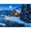 Картина по номерах на дереві, 40х50 см Зима RAD5073 751035 Josef Otten