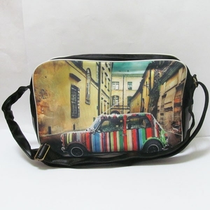 R19073 Сумка молодіжна Машина смугаста 36*25*11 см (5)
