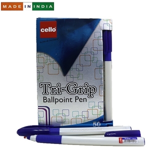 Ручка кулькова синя 1.0 мм Trigrip Cello Original