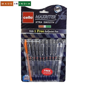 Ручка масляна синя 0.7 мм з гумовим тримачемMaxriter XS Blister Cello Original