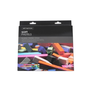 Пастель суха м'яка, 36 кольорів SOP3610RC 756081 Art Nation