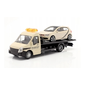 Игровой набор, масштаб 1:43: автоперевозчик и машинка, в коробке 6х22х9 см Vw Polo Gti Mark 5 18-31403 Bburago