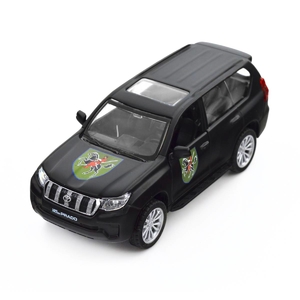 Автомодель металлическая коллекционная 1:42, размер 5х11х4 см, в коробке 6х17х7 см. Toyota Land Cruiser Prado - 110 ОМБр, серия Шевроны Героев 250359M 
TechnoDrive