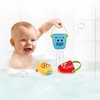 Игрушка для ванной, 3 шт в коробке 8х9х18 см Ведерки Водопадики 4332-KS Kiddi Smart