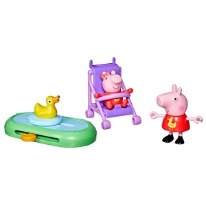 Игровой набор: 2 фигурки, пруд с уткой, в коробке 5х22х18 см Сестрички на прогулке, серия Peppa Figurines G0528 Peppa Pig