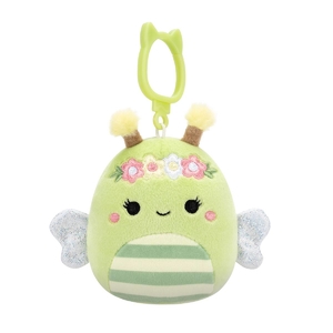 Мягкая игрушка-брелок, на клипсе, размер 9 см Пчелка Сибил, серия Easter SQCP00460 Squishmallows