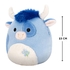 Мягкая игрушка, размер 13 см Бык Бермайе, серия Easter SQER01181 Squishmallows