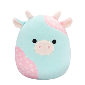Мягкая игрушка, размер 19 см Мятная пастельная коровка, серия Easter SQER01209 Squishmallows