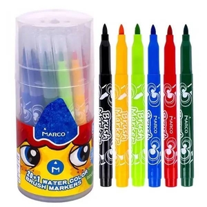 Фломастери-пензлики, 21 колір, на водній основі Super Washable 1633-21-PD Marco