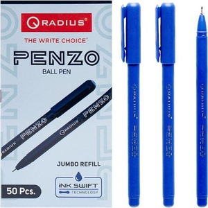 Ручка шариковая синяя 0,5 мм PENZO - Jumbo Refill 6000 м Radius