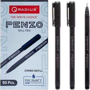 Ручка шариковая черная 0,5мм PENZO - Jumbo Refill 6000 м Radius