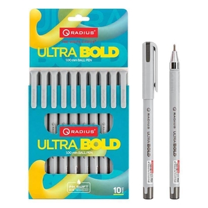 Ручка кулькова чорна 1 мм ULTRA BOLD Radius