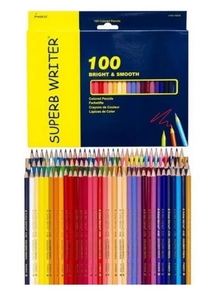 Олівці кольорові 100 кольорів Superb Writer 4100-100CB Marco