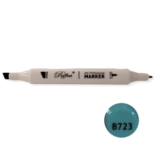 Скетч маркер Teal B723, двусторонній Raffine 7800-6CB--B-723 Marco