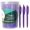 Ручка шариковая автоматическая фиолетовая 1мм VISTA VISTA-50-фиол. Radius