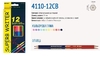 Олівці кольорові 24 кольори, двосторонні Super  Writer 4110-12 Marco