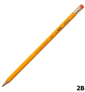 Карандаш чернографитный 2В с ластиком, 144 шт Superb Writer 4200-12-144-2B Marco