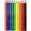 Олівці кольорові 12 кольорів, з точилкою Jumbo Superb Writer 4400-12 Marco