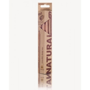 Карандаш чернографитный НВ, с точилкой, 6 шт Jumbo Natural - Cedarlite 6050-6 Marco