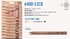 Карандаши цветные 12 цветов, с точилкой Jumbo Natural-Cedarlite 6400-12 Marco
