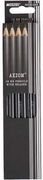 Олівець чорнографітний НВ з гумкою, 12 шт Axiom 8001Е-12 Marco