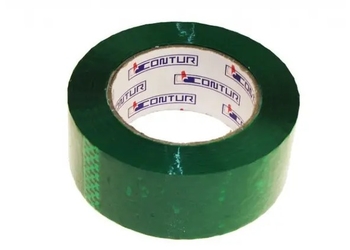 Скотч зелений, ширина 48 мм, довжина 150 м, щільність 45 мкм 150-48-З Contur