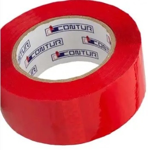 Скотч червоний, ширина 48 мм, довжина 150 м, щільність 45 мкм 150-48-К Contur