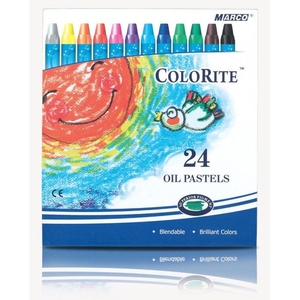 Пастель масляная 24 цвета Colorite 1100OP-24 Marco