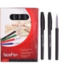 Ручка масляна чорна 0.7 мм Face pen Radius