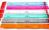 Лінійка 30 см пластикова прозора кольорова Radius Scale