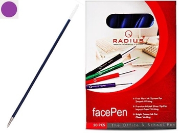 Стержень масляний фіолетовий 0,7 мм для ручки Face pen Radius