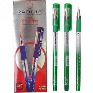 Ручка масляна зелена 0,7 мм I-Pen Radius
