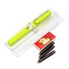 Ручка перова металева корпус зеленого кольору Picasso 453