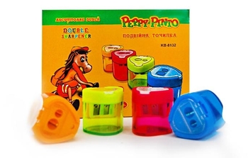 Точилка з контейнером, мікс КВ-8132 Peppy Pinto