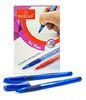 Ручка шариковая синяя 0.7 мм с резиновым держателем Tri Flex ТТ Radius