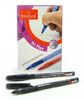 Ручка шариковая черная 0.7 мм с резиновым держателем Tri Flex ТТ Radius